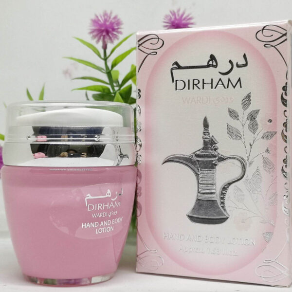 Ard Al Zaafran Dirham Wardi Fragrant Hand And Body Lotion 45g Longlasting Cream