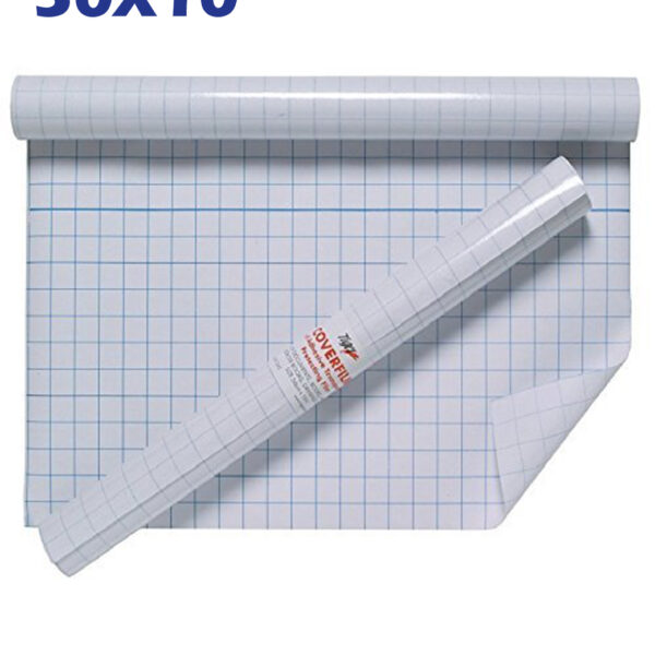 50 x 10 Plastic Sticky Book Cover