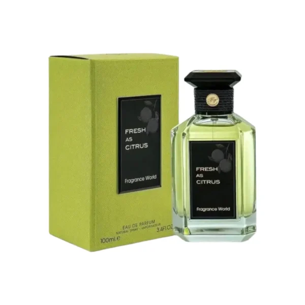 Fresh As Citrus 100ml Eau De Parfum By Fragrance World Unisex Fragrance