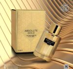 Absolute Gold Eau De Parfum 100ml by Fragrance World Inspired by Carolina Harrera Gold Myrrh - Image 3